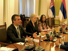 5 October 2022 National Assembly Speaker Dr Vladimir Orlic in meeting with the Ambassador of the United Mexican States to the Republic of Serbia H.E. Carlos Isauro Felix Corona
